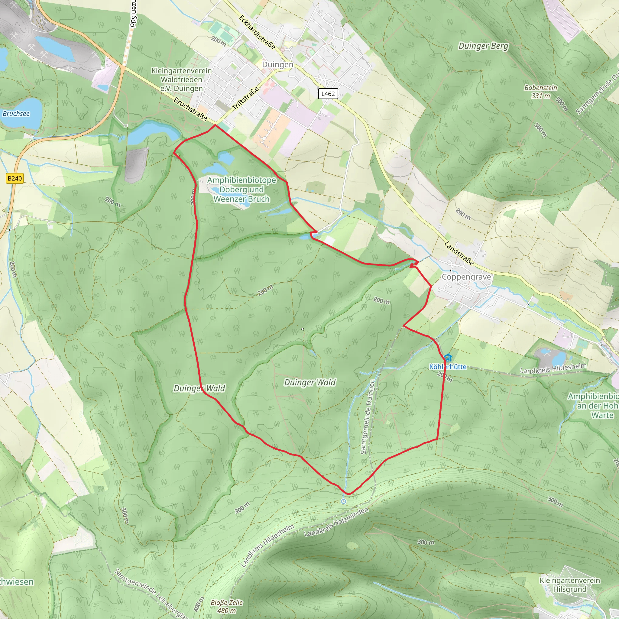 DU 6 Toepferweg mobile static map