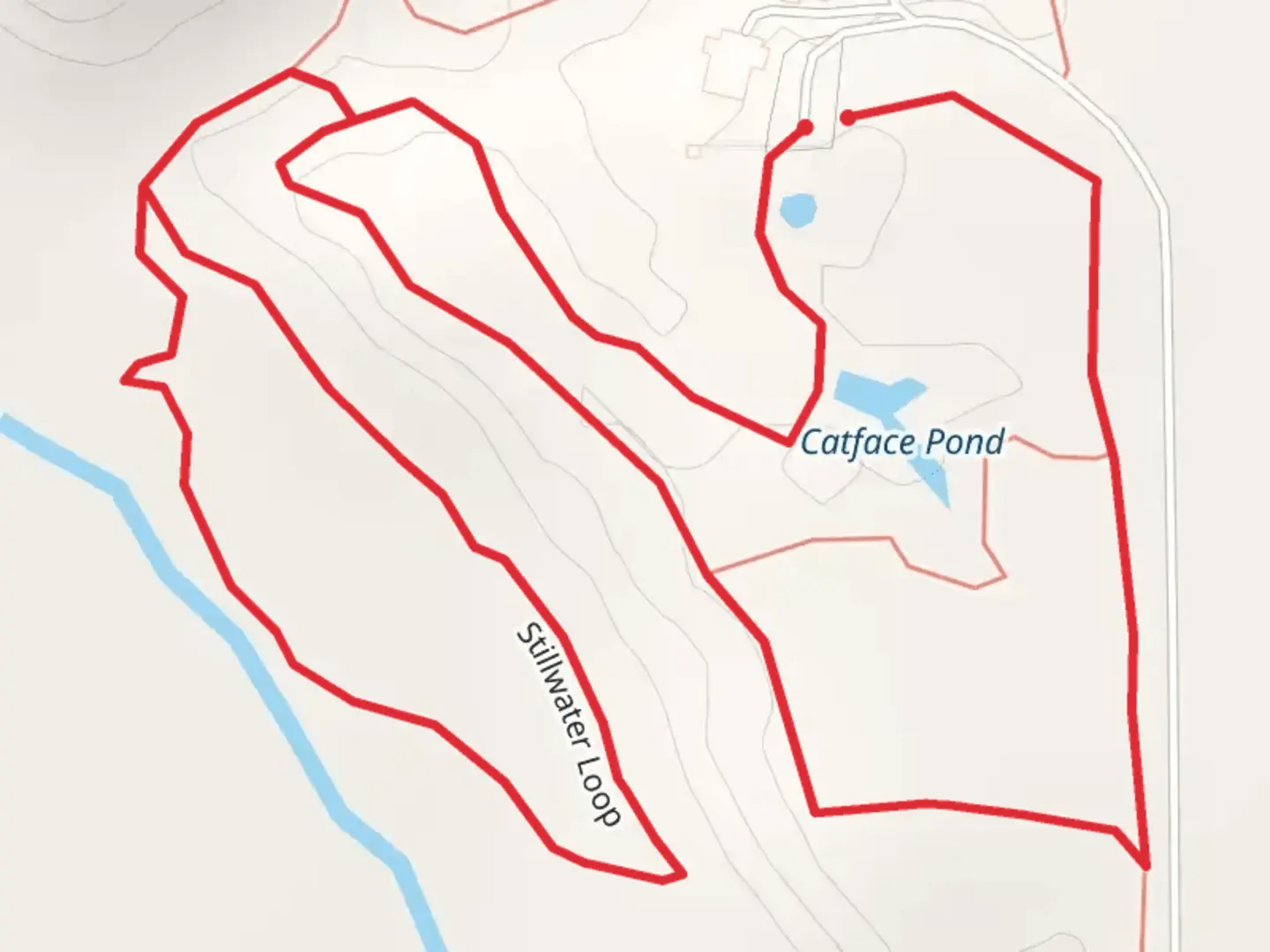 An image depicting the trail Stillwater Loop and its surrounding area.