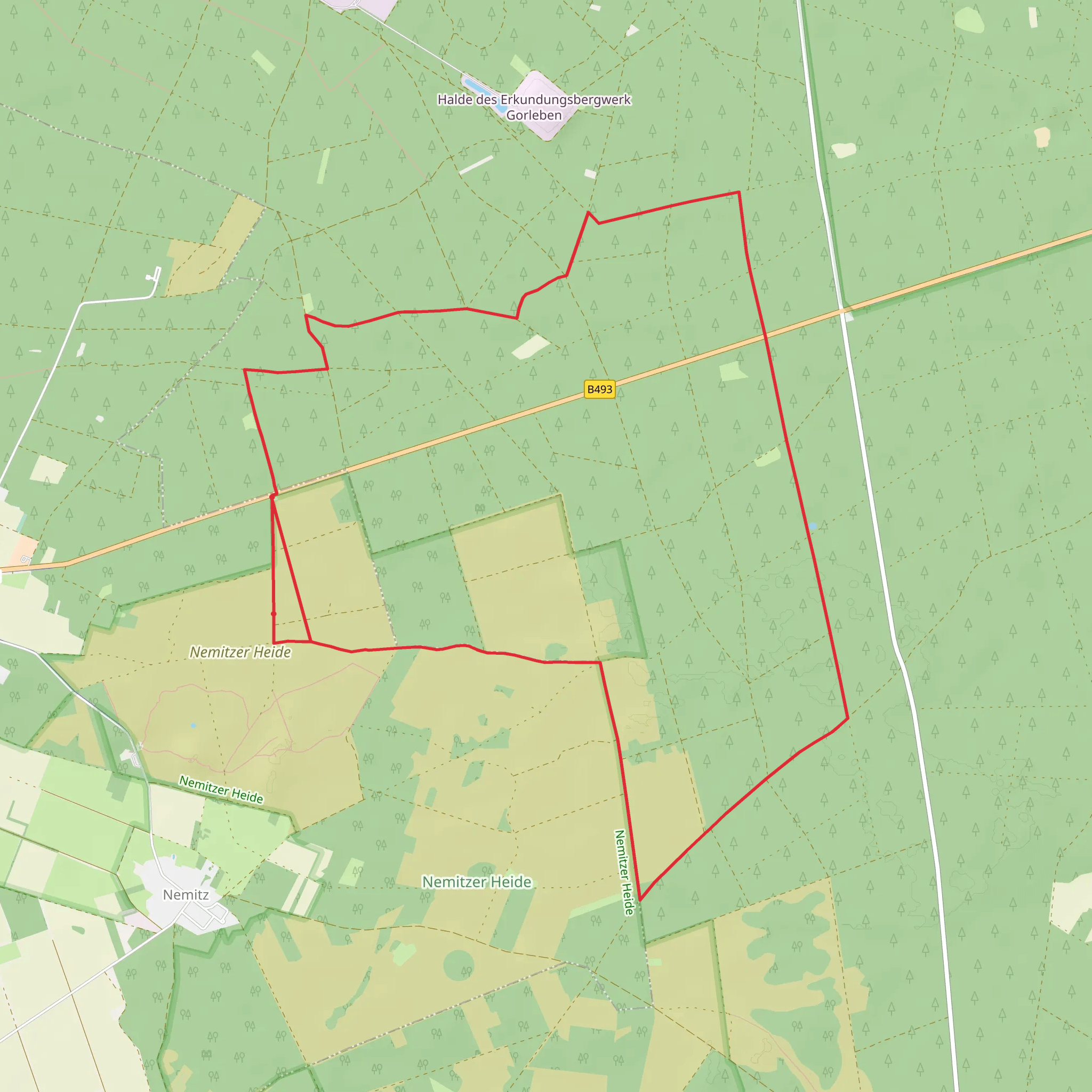 Wendland Querweg Loop mobile static map