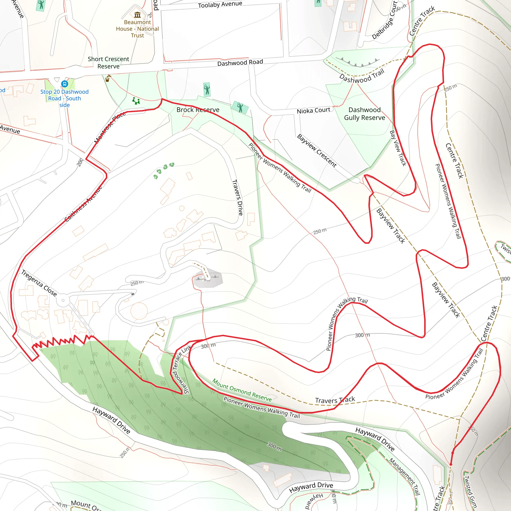 Beaumont Circuit Track mobile static map