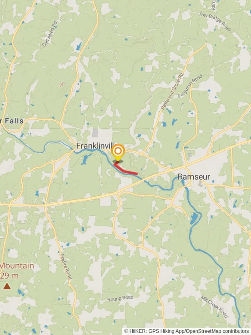 An image depicting the trail Deep River Rail Trail and its surrounding area.