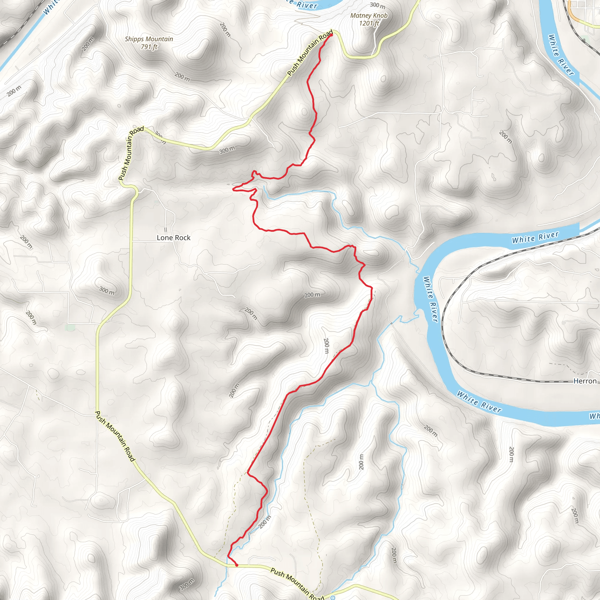 OHT - Twin Creek Section Point to Point mobile static map