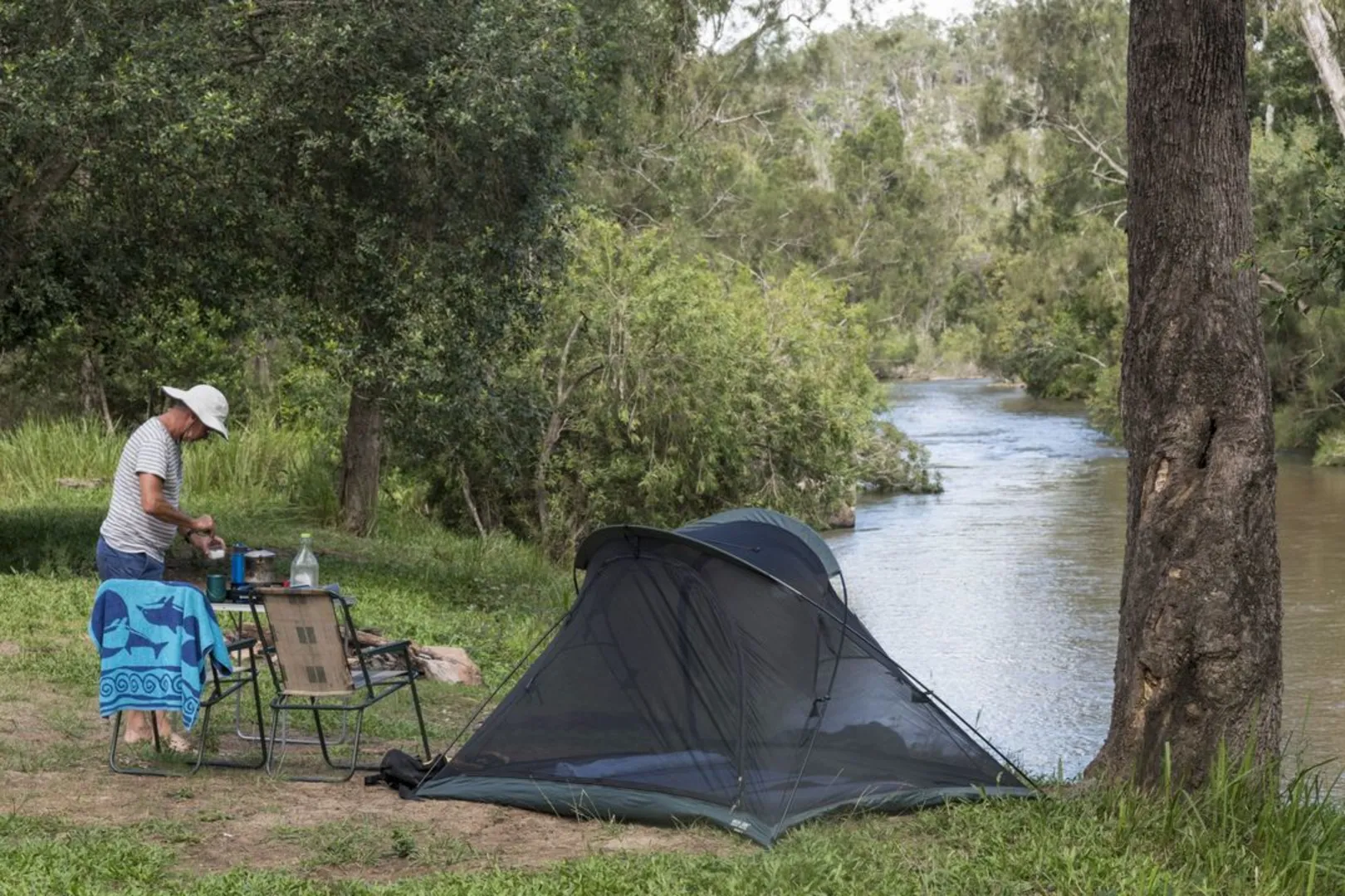 An image depicting the trail Juwun and Jambal Walks and its surrounding area.