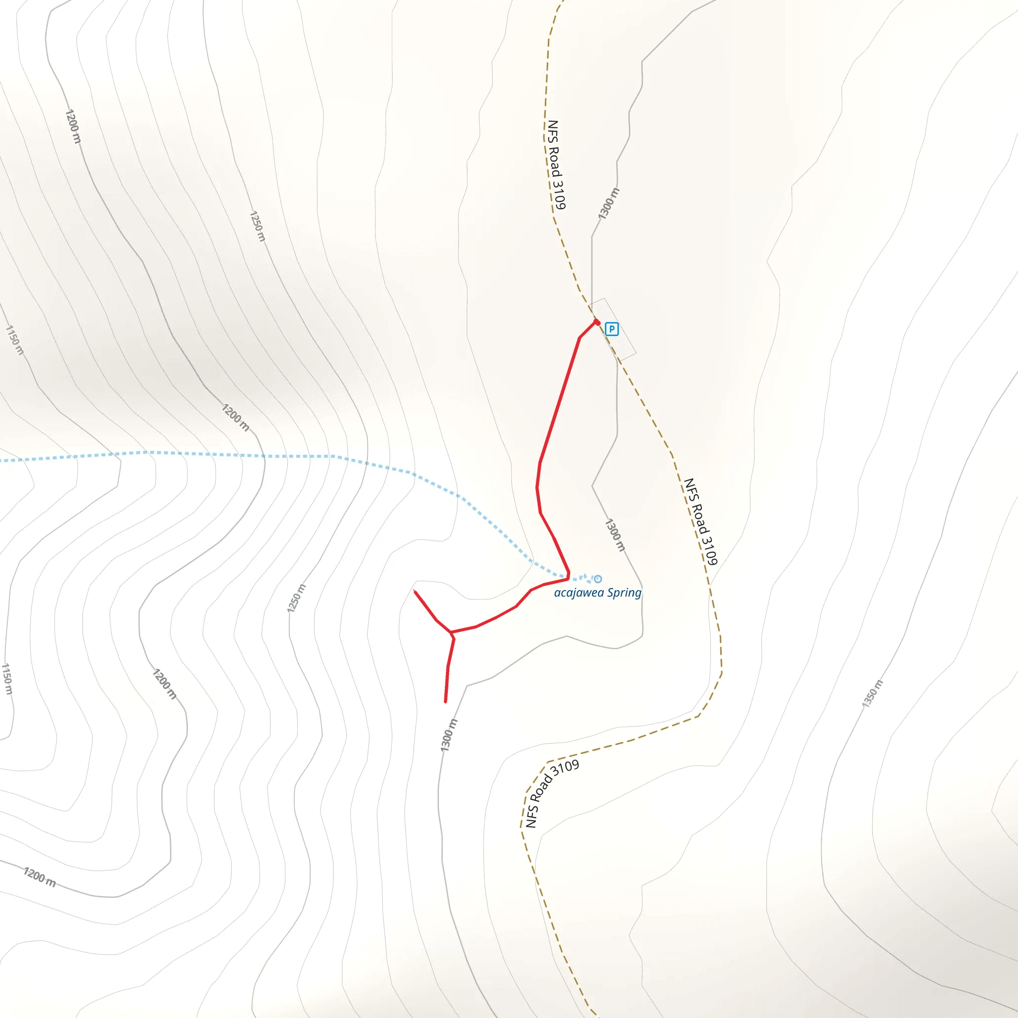 Sacajawea Spring Overlook mobile static map