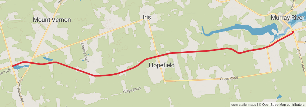 The Island Walk - Prince Edward Island stage 30 Map