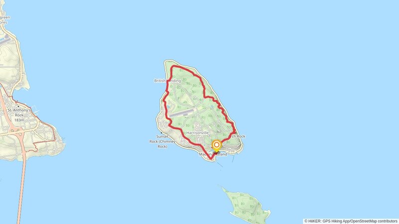 Arch Rock and British Landing via Scott's Cove Road Loop