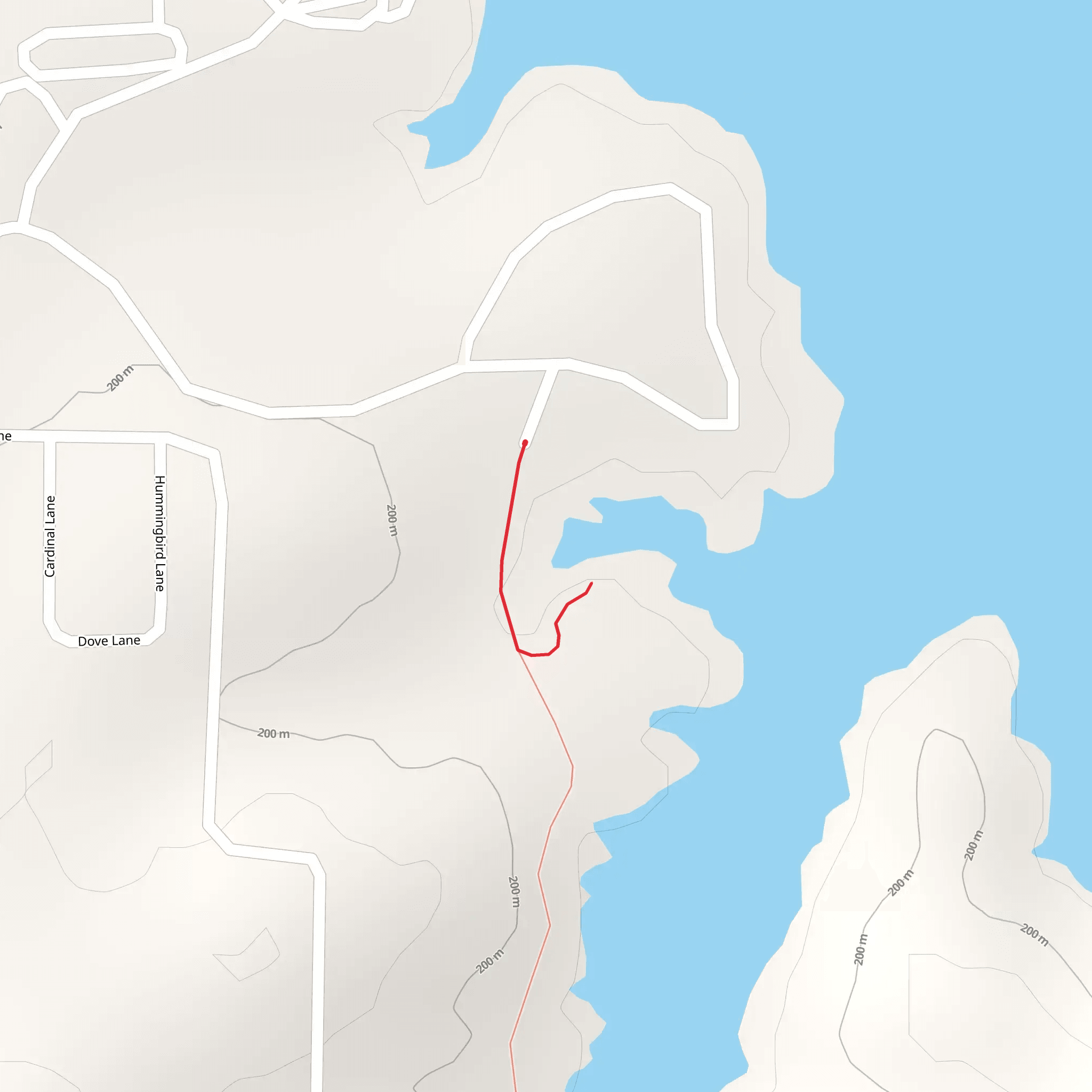 Oklahoma Overlook Trail mobile static map