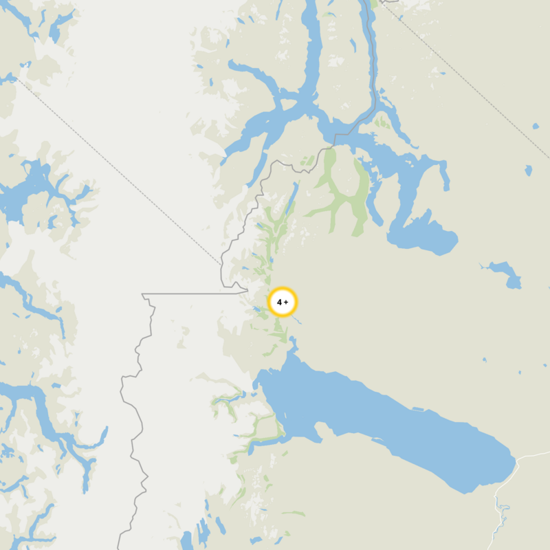 Santa Cruz Province, Argentina Static Map