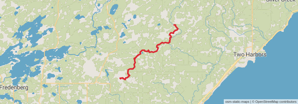 American Perimeter Trail - North Country Primary stage 145 Map