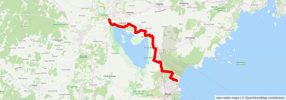 Skåneleden 6 stage 3 Map
