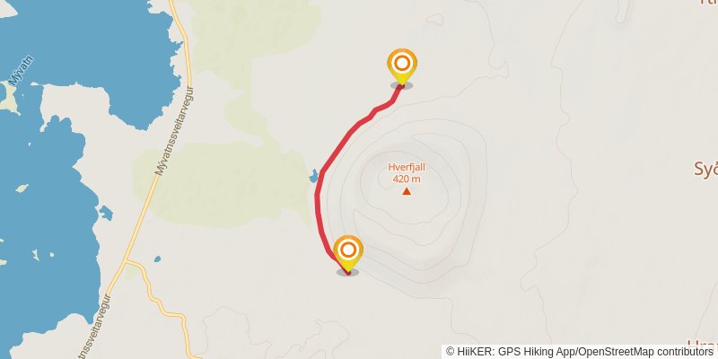 The Myvatn Trail alt 2 Map