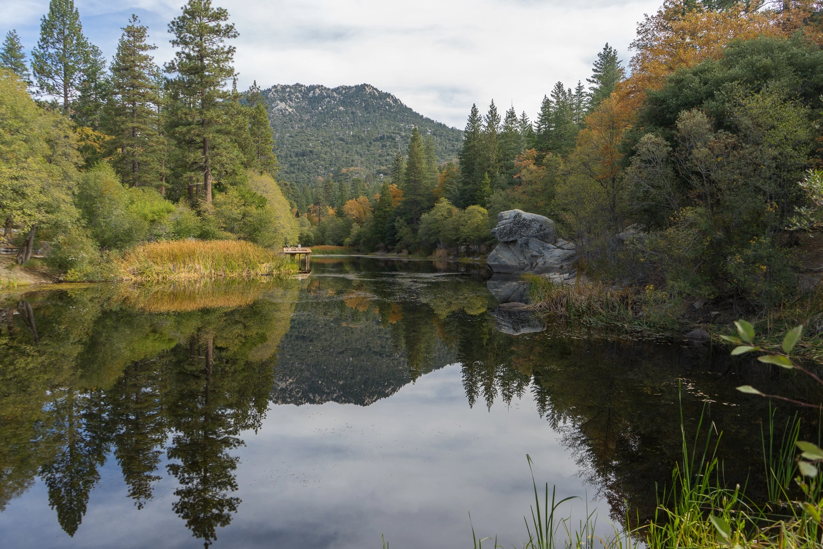 An image depicting the trail Lake Fulmor Loop and its surrounding area.