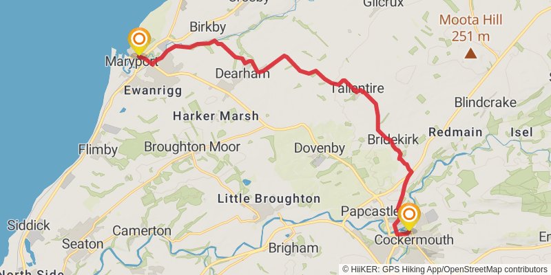 Allerdale Ramble stage 3 Map