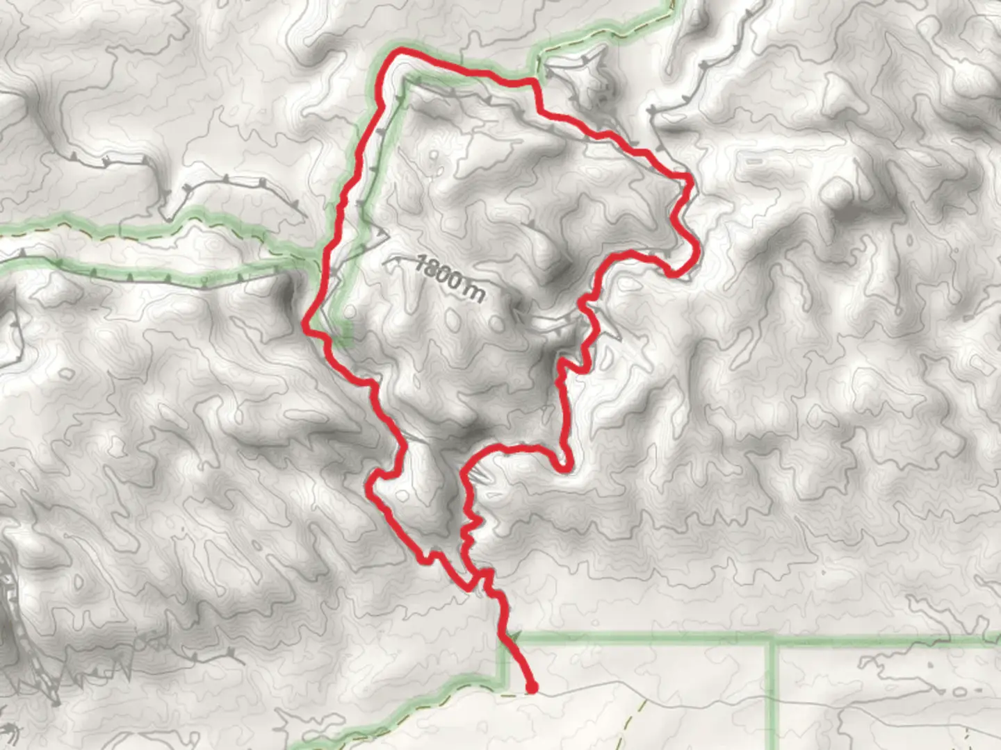 An image depicting the trail Little Wild Horse Canyon and Bell Canyon Loop Trail and its surrounding area.