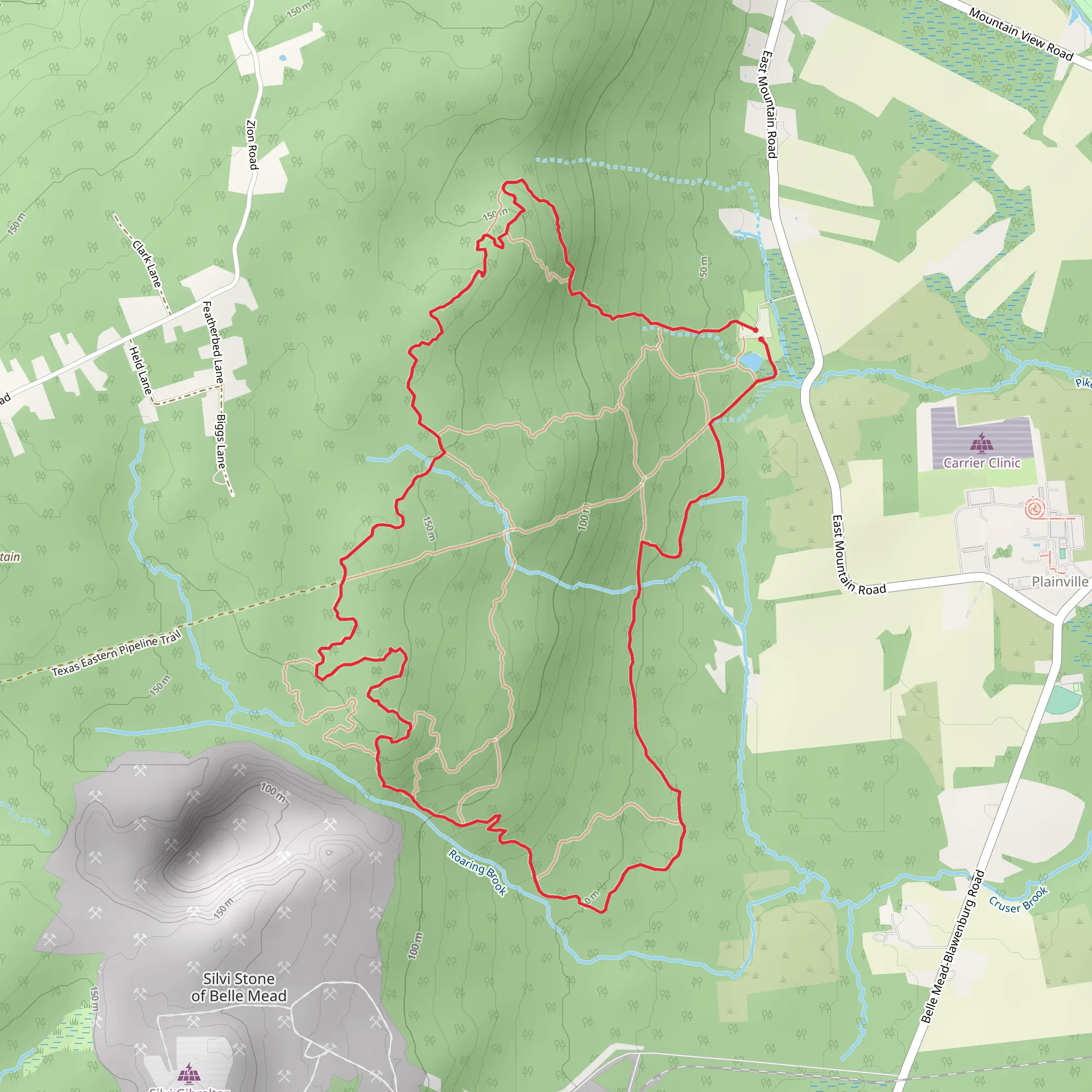 White square Loop mobile static map