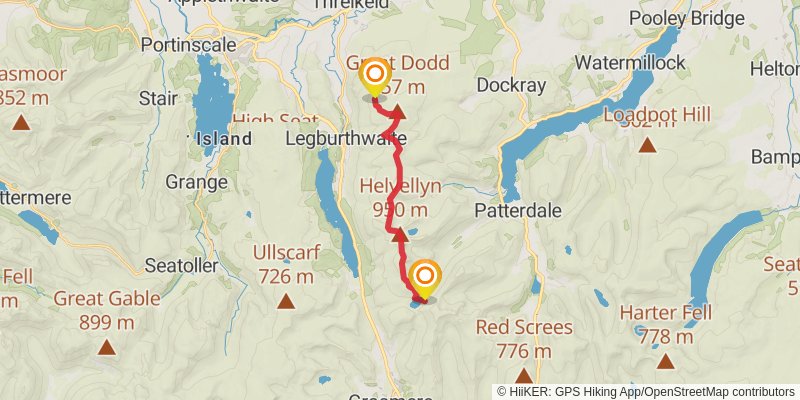 Bob Graham Round stage 3 Map