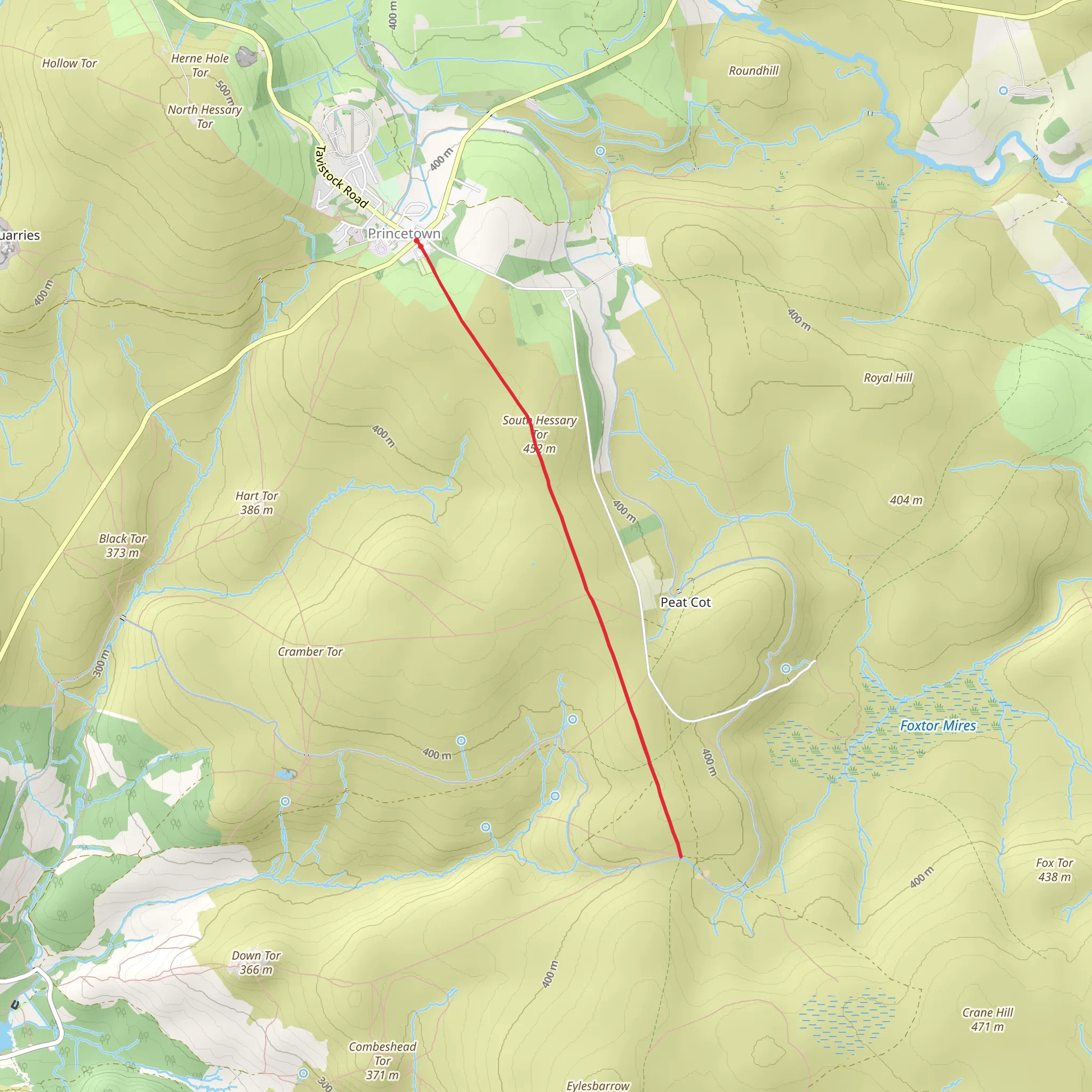 Stiles Nun's Cross mobile static map