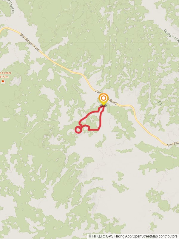 Cinder Cone Rim and El Calderon Trail Loop