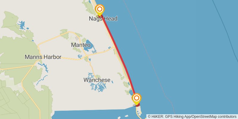 Mountains-to-Sea Trail stage 96 Map