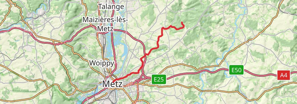 Camino Perl-Saint Jean Pied de Port via Vézelay stage 3 Map