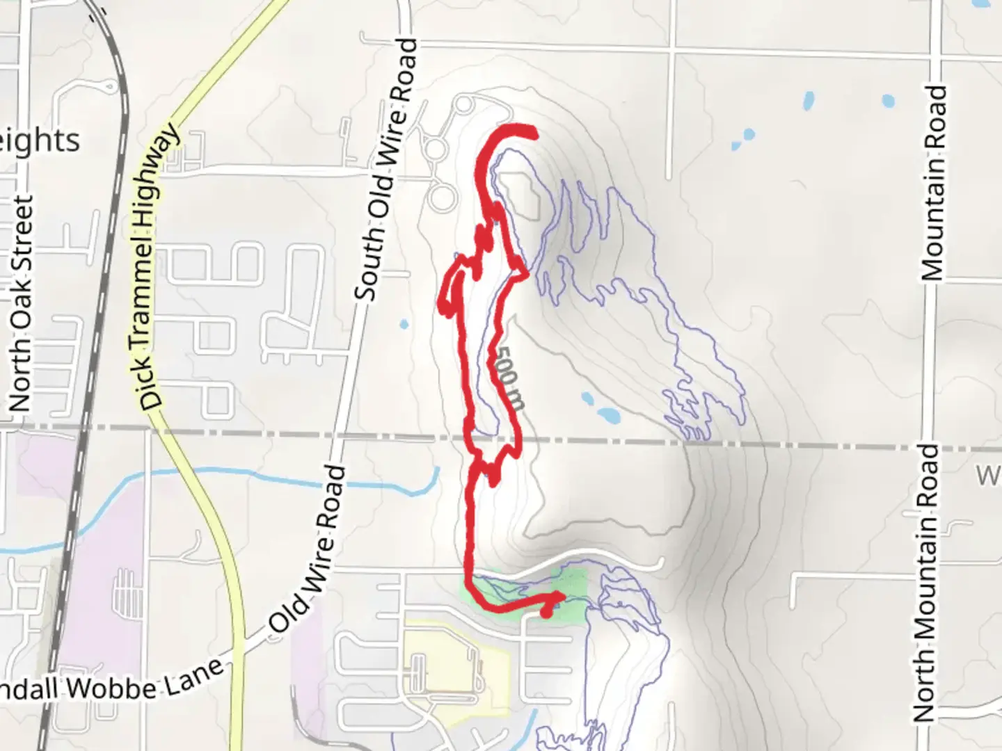 An image depicting the trail Butterfield and Coyote Cave Loop and its surrounding area.