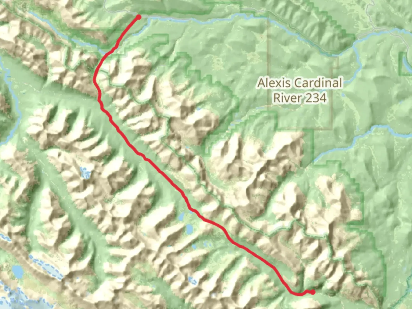 An image depicting the trail Cairn Pass Trail and its surrounding area.