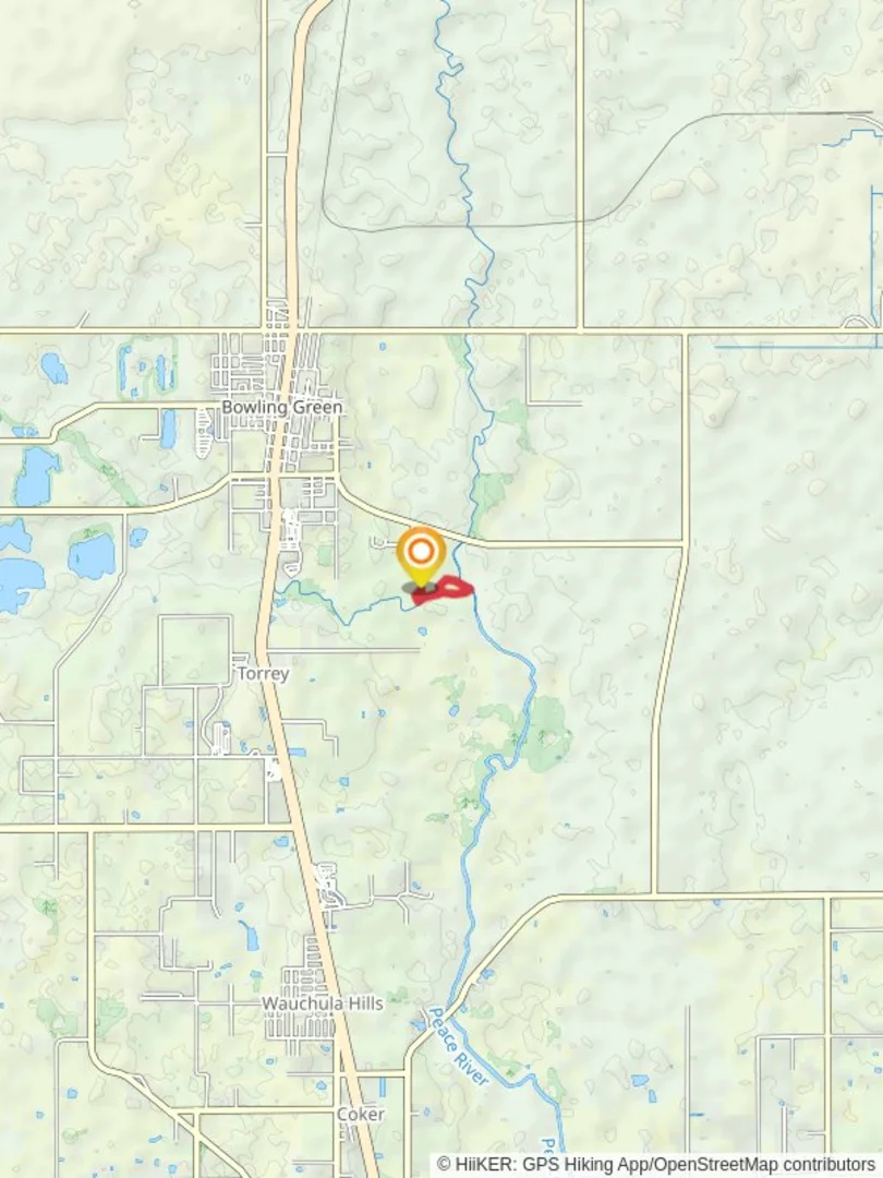 An image depicting the trail Paynes Creek Loop and its surrounding area.