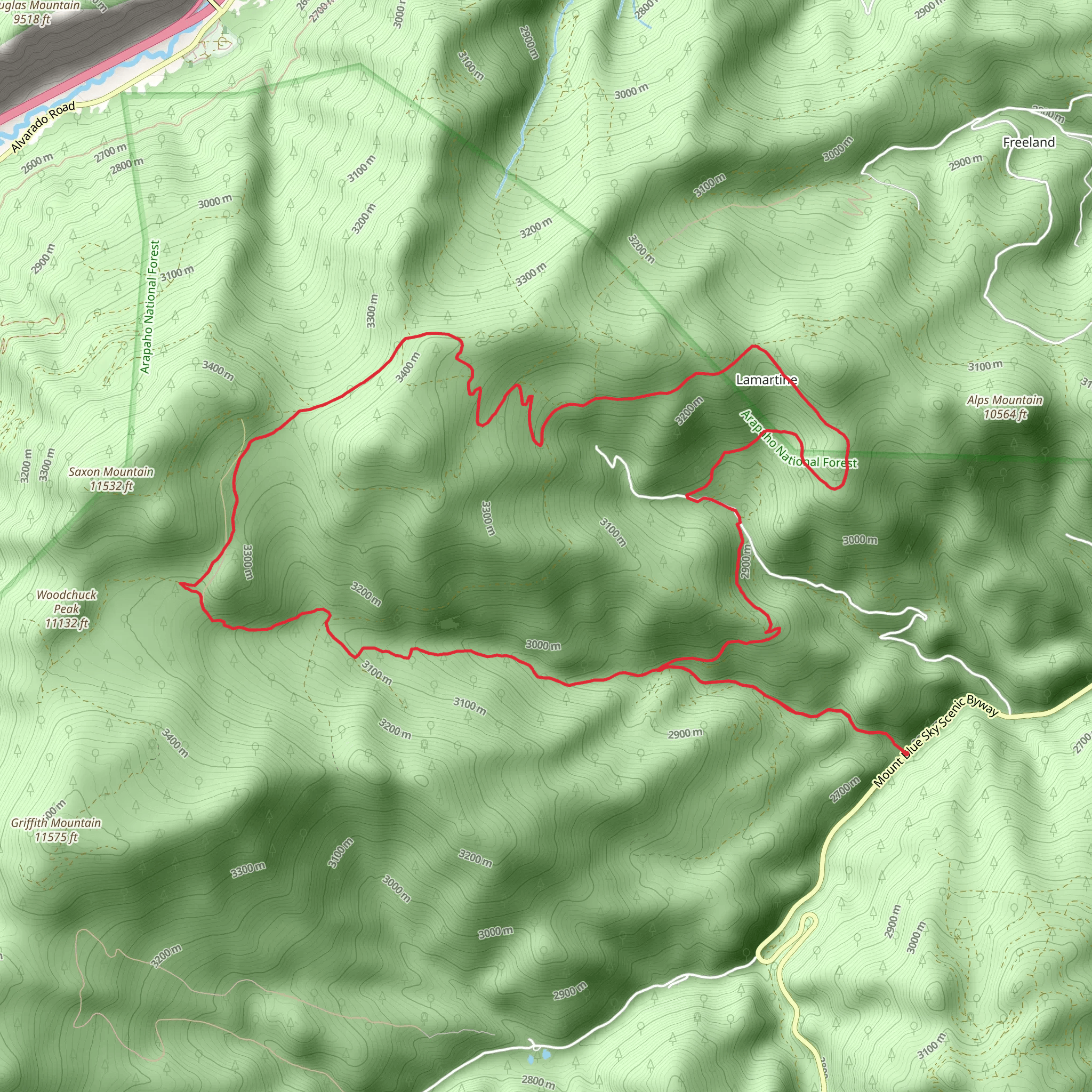 Lamartine and Magnet Park Loop mobile static map
