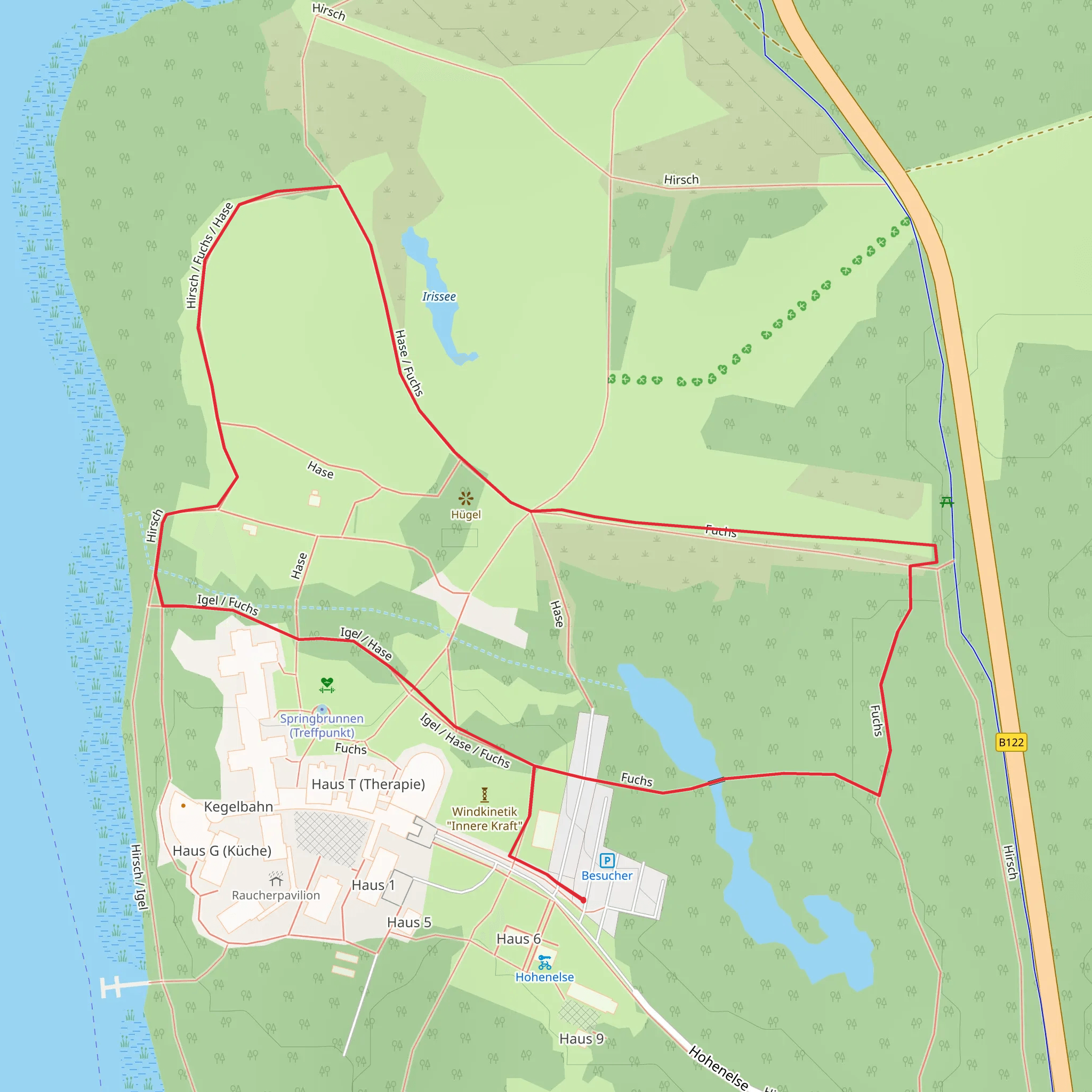 Fuchs and Hügel Loop mobile static map