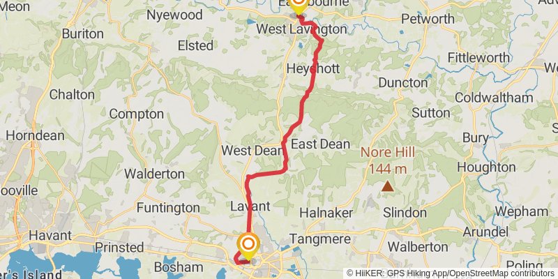 New Lipchis Way stage 2 Map