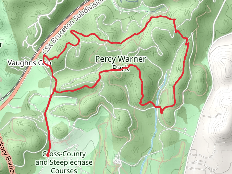 Mossy Ridge Loop via Cane Connector Trail