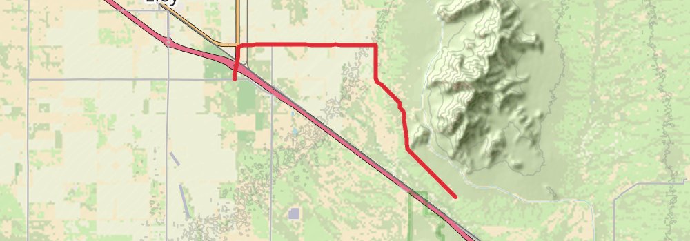 American Perimeter Trail - Southwest Primary stage 26 Map