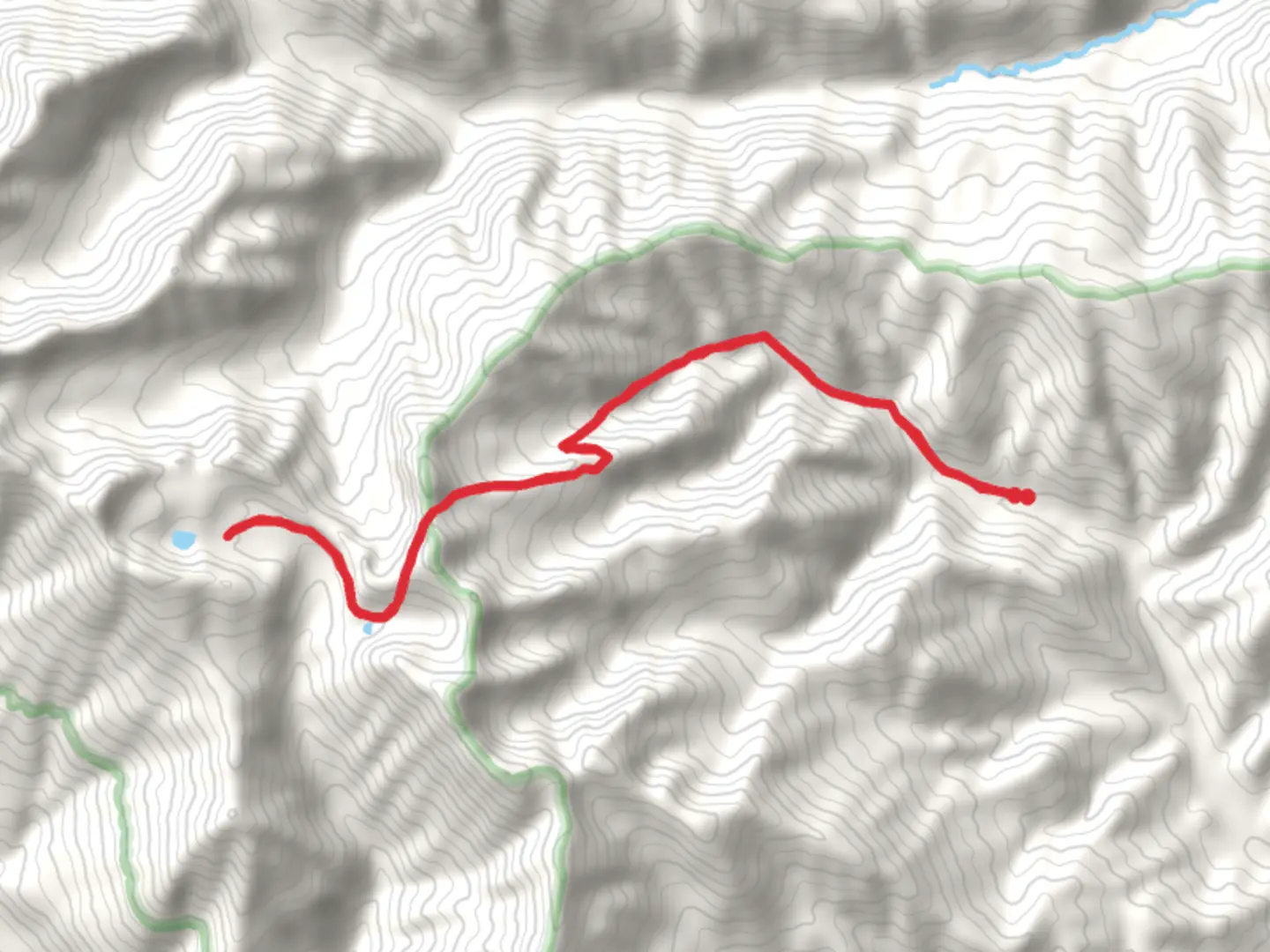 An image depicting the trail Little Bridge Trail and its surrounding area.