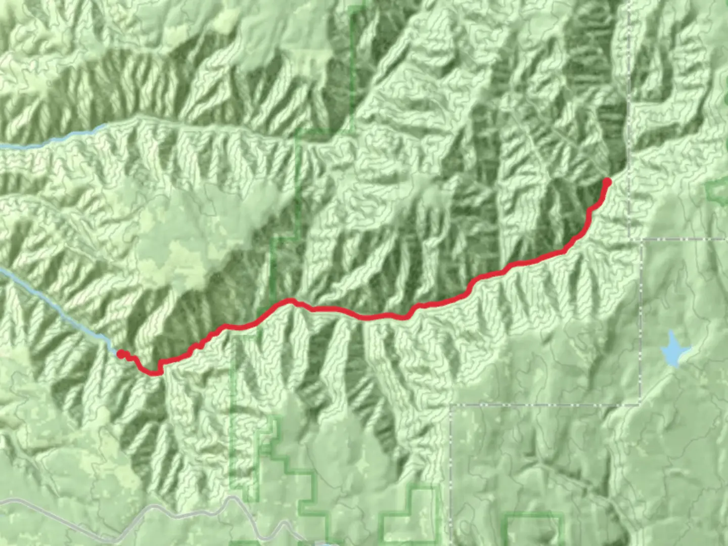 An image depicting the trail South Fork Walla Walla Trail and its surrounding area.