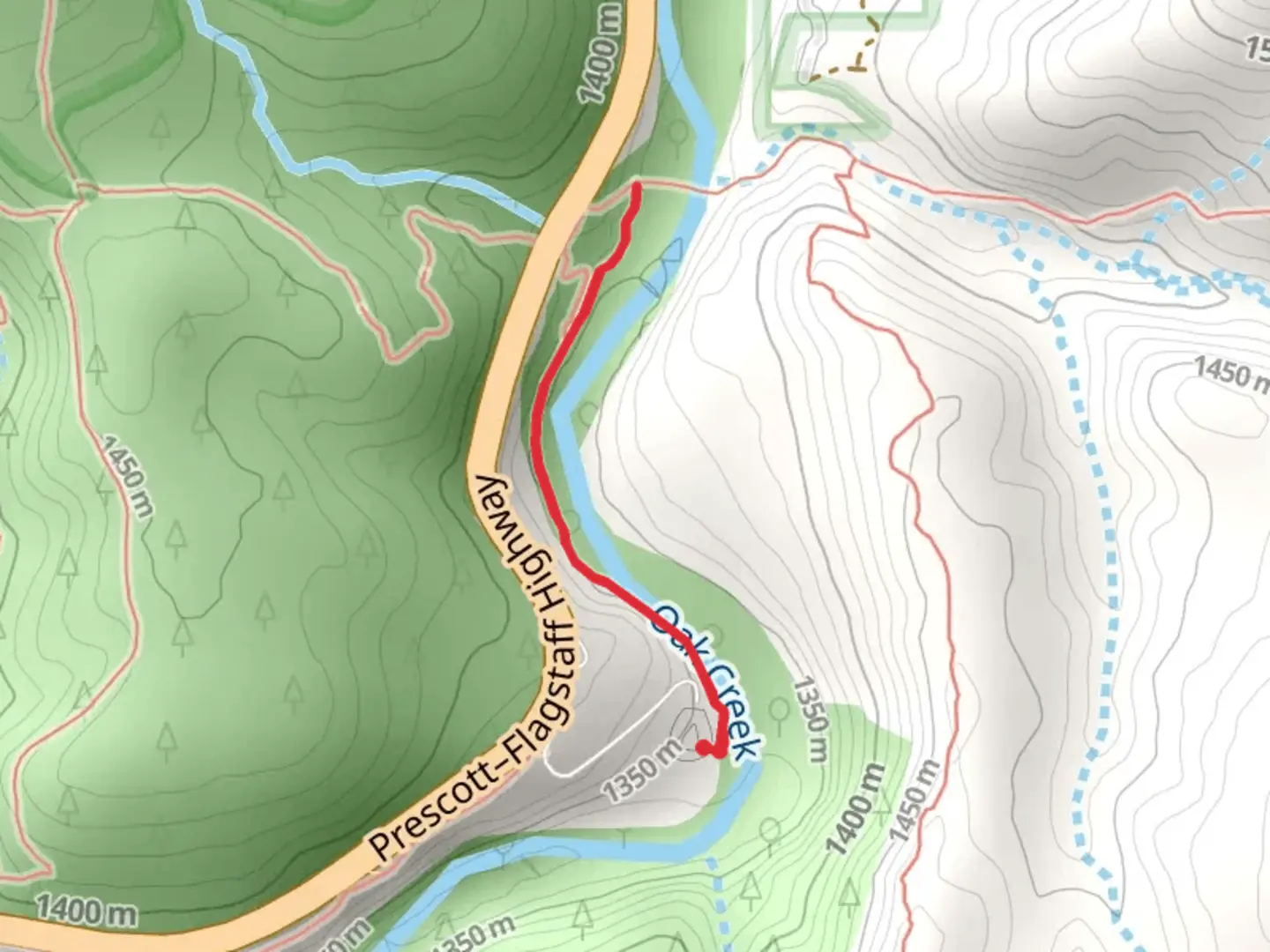 An image depicting the trail Allens Bend Trail and its surrounding area.