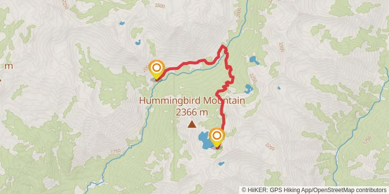 South Wallowas Traverse spur 1 Map