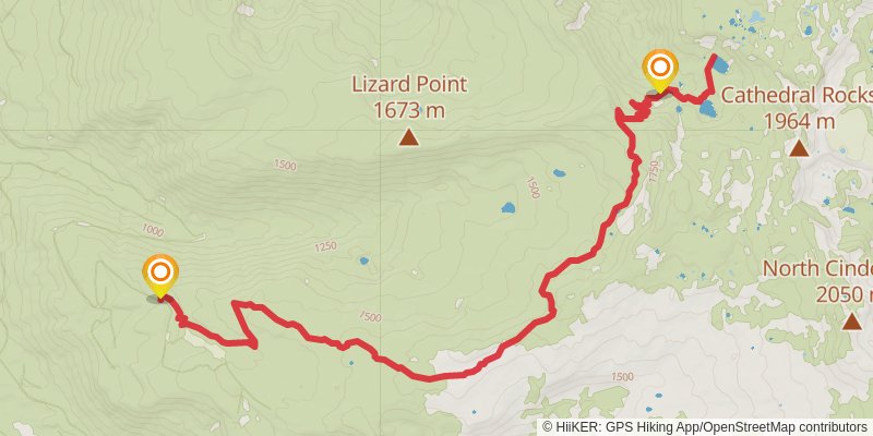 Hunts Cove via Bingham Ridge Trail stage 2 Map