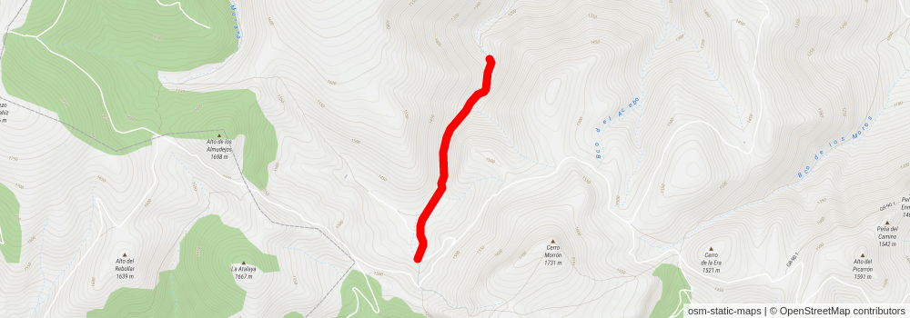 Veruela Monastery - Collado del Campo PR Z 3 stage 2 Map
