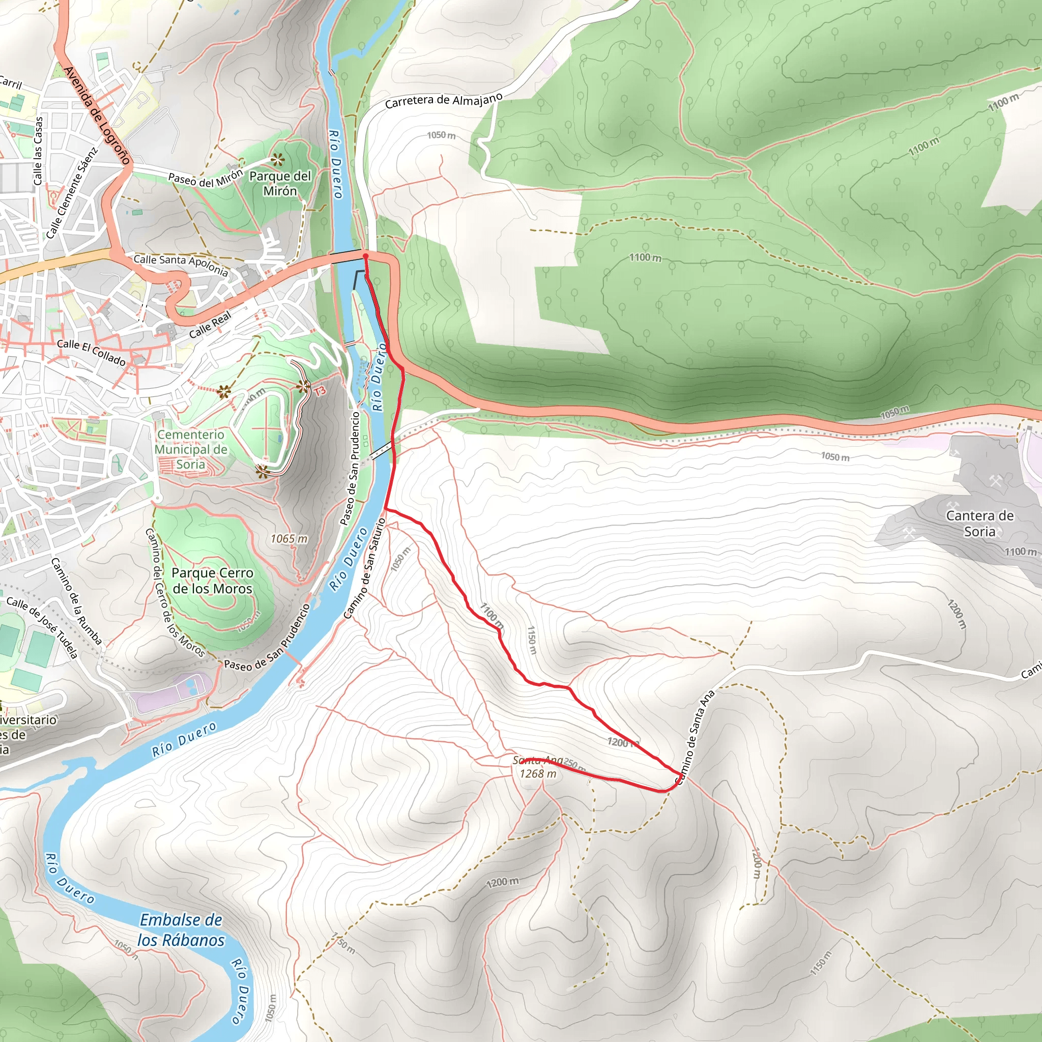 Santa Ana Mountains PR SO 112 mobile static map