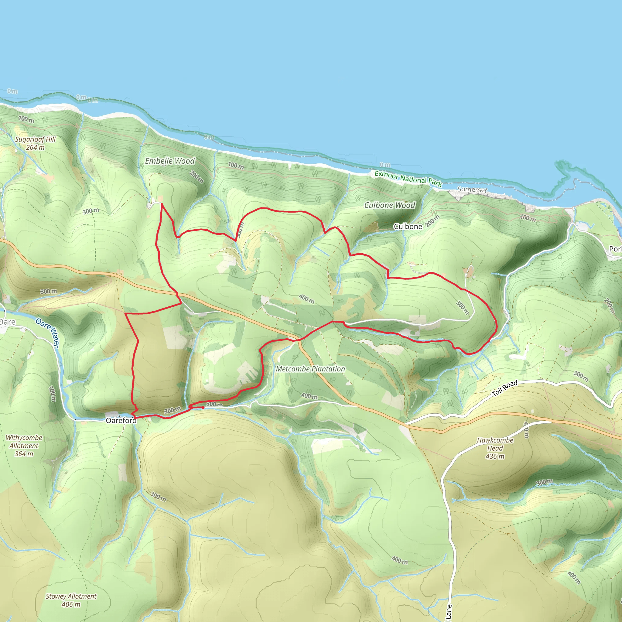 Robber's Bridge Walk mobile static map