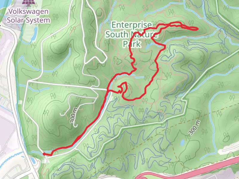 Poe Run Path, Boulder Point and Deer Hollow Loop Trail