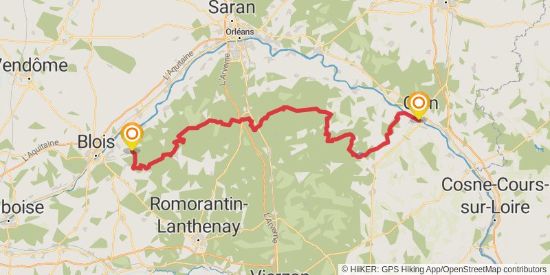 GR 3 - Vallee De La Loire alt 2 Map