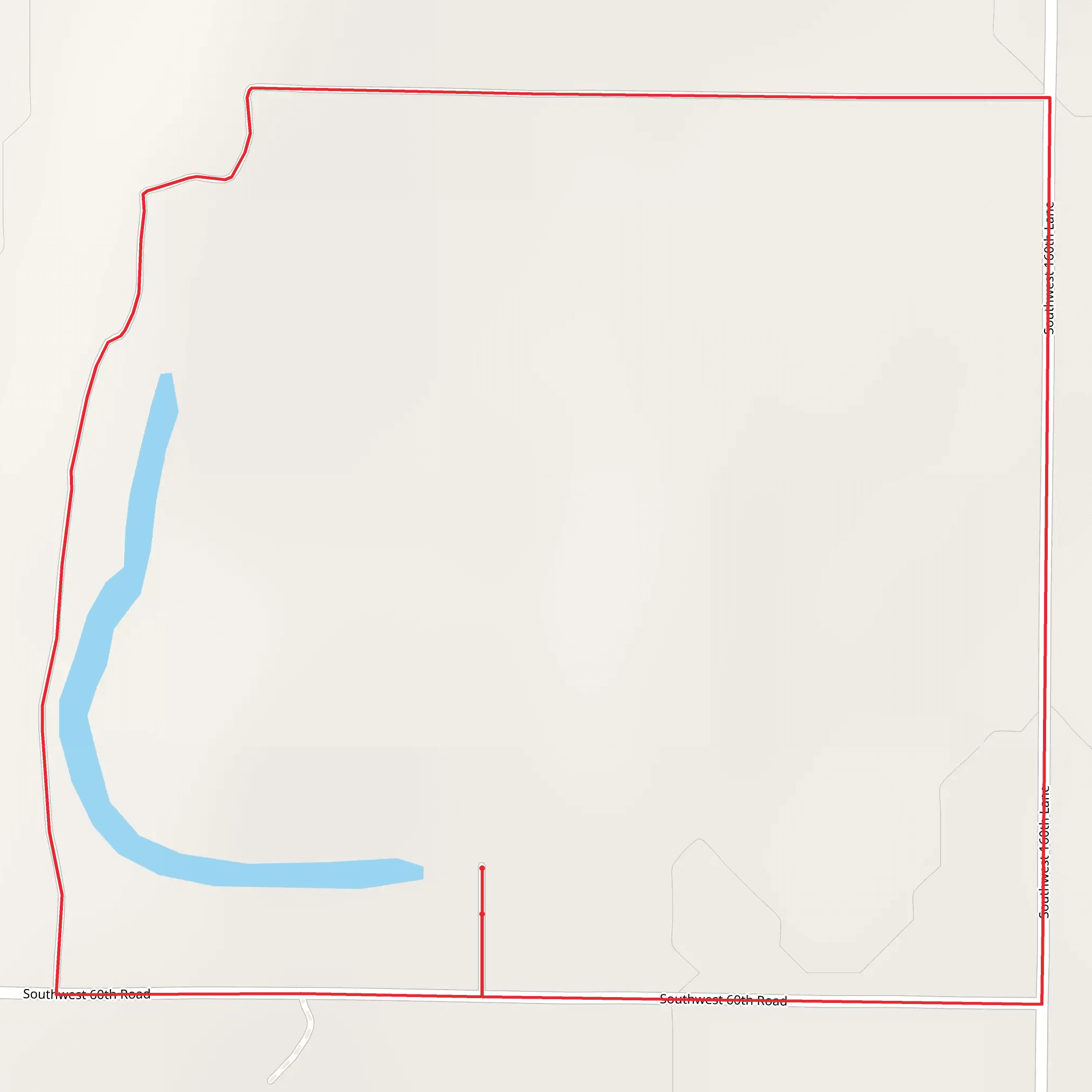 Southwest 160th Lane Loop mobile static map