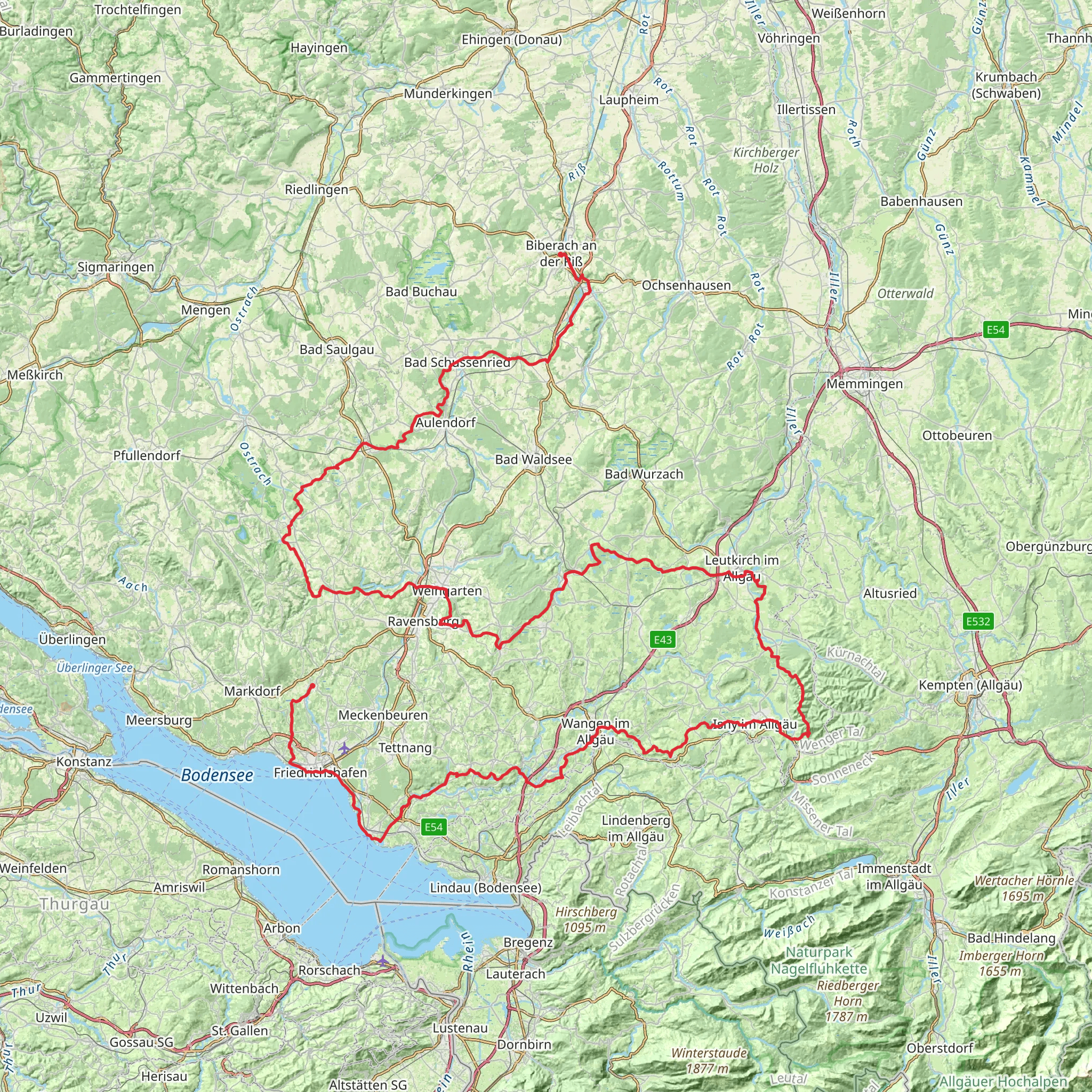 Martinusweg Regionalweg Süd mobile static map