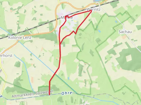 Kämkerhorst Walk via Mieste Loop