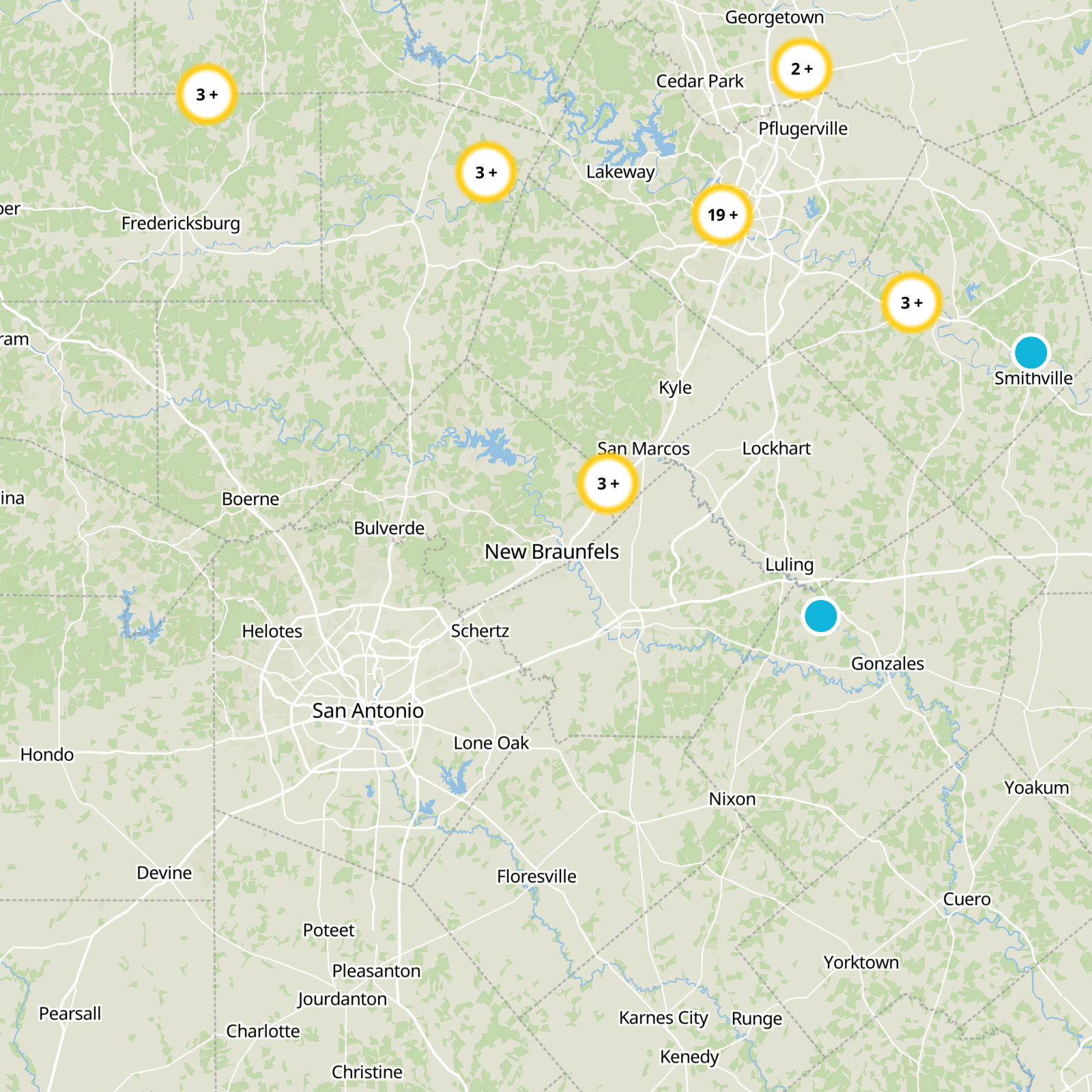 Comal County Static Map