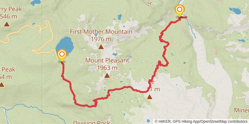 Spray Park Trail stage 2 Map