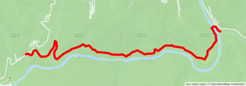 American Perimeter Trail - California Primary stage 22 Map