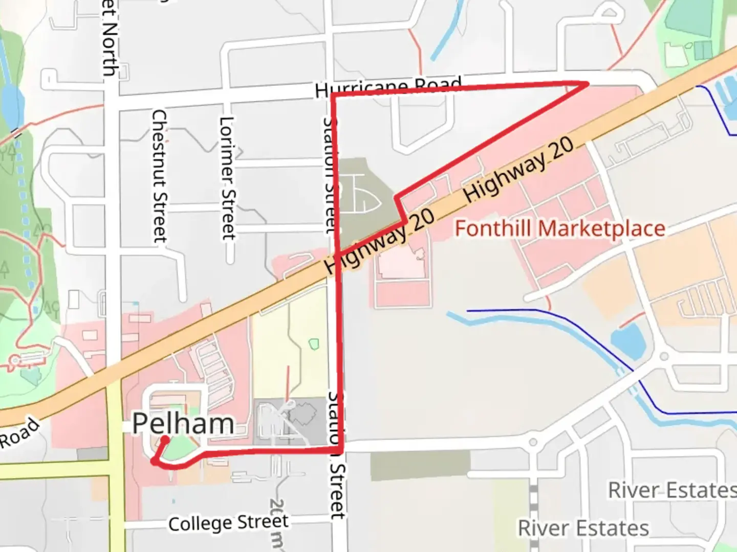 An image depicting the trail Steve Bauer Circle Loop 6 and its surrounding area.