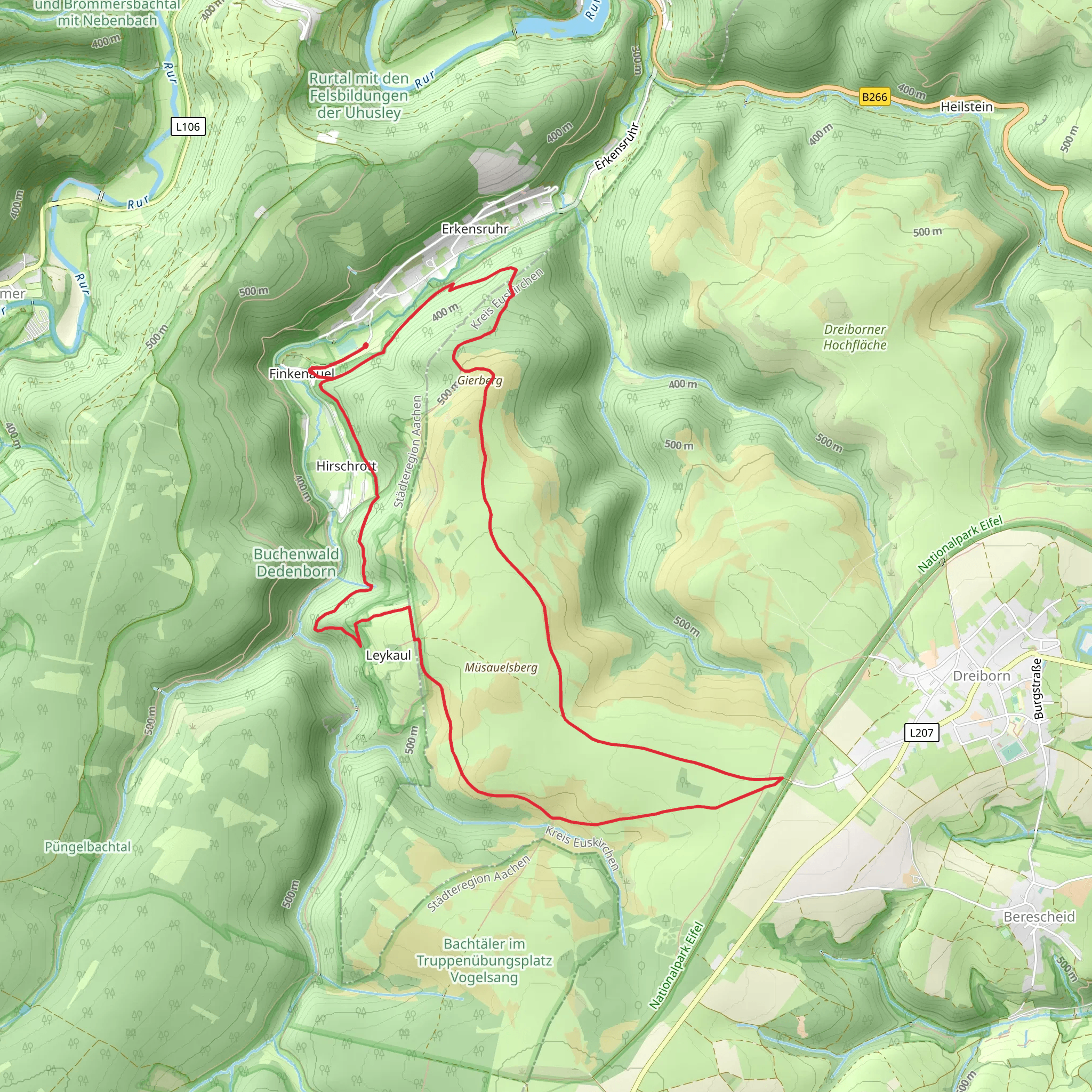 Hirschrott, Oberste Scheid, Musauelsberg and Gierberg Loop mobile static map